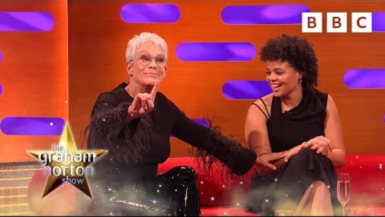 Jamie Lee Curtis had to have a guard to watch her own movie! | The Graham Norton Show - BBC 