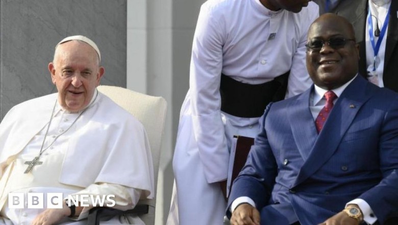 Pope in DR Congo: 'Hands off Africa' says Pope Francis in Kinshasa speech 